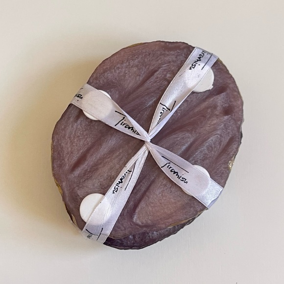 Purple Resin Coaster - Set of 4 - Picture 4 of 9